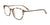 Easyclip EC736 Eyeglasses with Clip-on Sunglasses | Size 50 / Brown