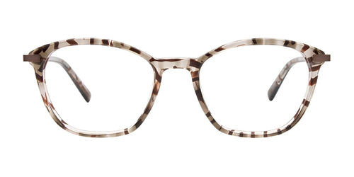 Easyclip EC736 Eyeglasses with Clip-on Sunglasses / Size 50 / Brown