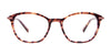 Easyclip EC736 Eyeglasses with Clip-on Sunglasses | Size 50 / Brown