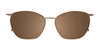 Easyclip EC736 Eyeglasses with Clip-on Sunglasses | Size 50 / Color №010