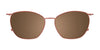 Easyclip EC736 Eyeglasses with Clip-on Sunglasses | Size 50 / Color №030