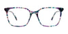 EasyClip EC737 Eyeglasses | Size 53 / Pink & Peach & Khaki
