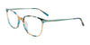 EasyClip EC745 Eyeglasses | Size 53 / Teal & Beige