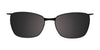 Easyclip EC752 Eyeglasses with Clip-on Sunglasses | Size 53 / Color №090