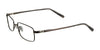 EasyTwist ET888 Eyeglasses | Size 53 / Satin Medium Copper Brown