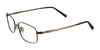 EasyTwist ET889 Eyeglasses | Size 58 / Shiny Dark Copper Brown