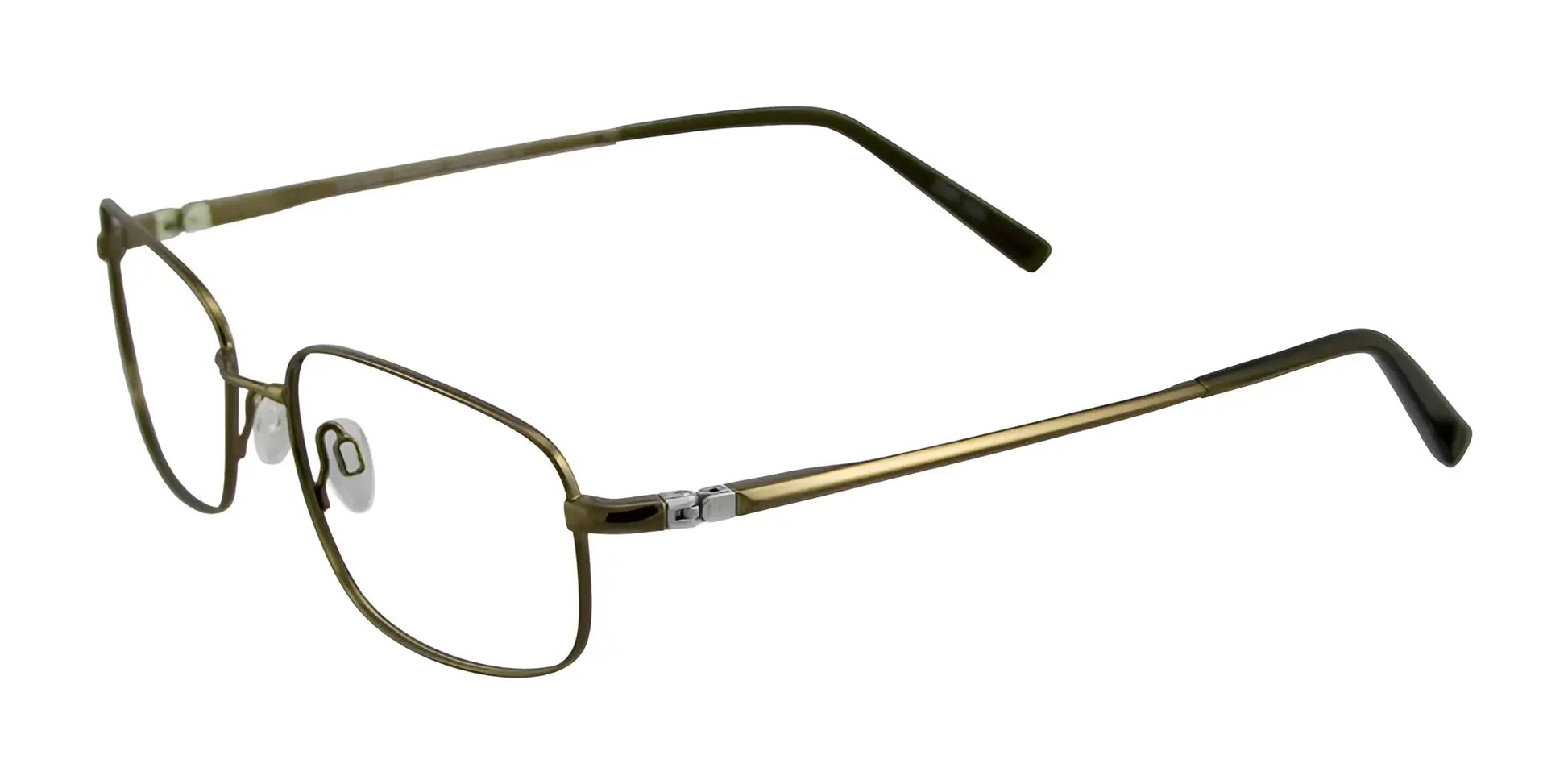 EasyTwist ET889 Eyeglasses Shiny Dark Brownish Green