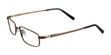 EasyTwist ET890 Eyeglasses Satin Dark Copper Brown