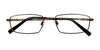 EasyTwist ET890 Eyeglasses | Size 55 / Satin Dark Copper Brown