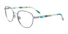 EasyTwist ET9000 Eyeglasses | Size 48 / Satin Teal & Light Steel Blue