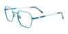 EasyTwist ET9003 Eyeglasses | Size 47 / Blue & Lime/Blue Tort