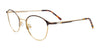 EasyTwist ET9004 Eyeglasses | Size 46 / Shiny Demi Amber & Shiny Gold