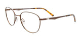 EasyTwist ET9005 Eyeglasses Satin Demi Amber & Brown / Matt Brown