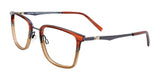 EasyTwist ET9006 Eyeglasses Str Brn & Gry Bl & Lt Brn / Gry Bl