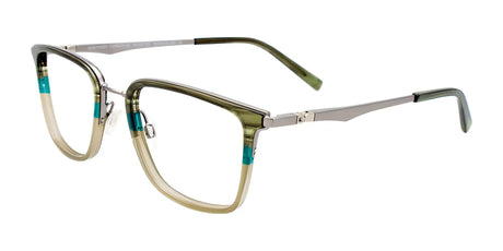 EasyTwist ET9006 Eyeglasses Strip Oli & Grn & Lt Khaki / Stl