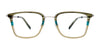 EasyTwist ET9006 Eyeglasses | Size 50 / Str Brn & Gry Bl & Lt Brn/Gry Bl
