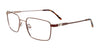 EasyTwist ET9007 Eyeglasses | Size 50 / Matt Dark Brown & Matt Grey