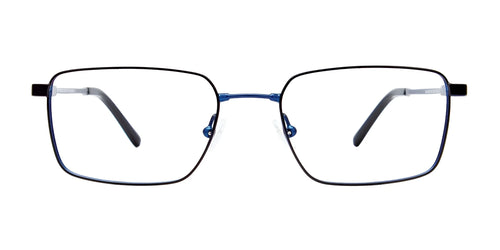 EasyTwist ET9007 Eyeglasses / Size 50 / Matt Black & Matt Dark Blue