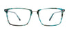 EasyTwist ET9008 Eyeglasses | Size 57 / Blue Marble & Satin Blue
