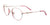 EasyTwist ET9009 Eyeglasses | Size 46 / Pink Multicolor & Light Pink