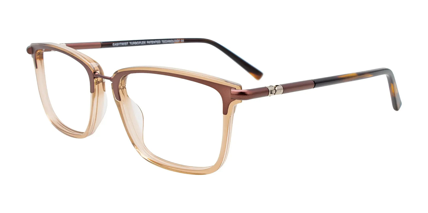 EasyTwist ET9010 Eyeglasses Brown & Brown Crystal