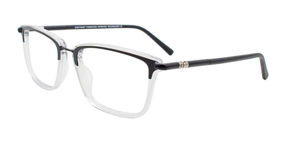 EasyTwist ET9010 Eyeglasses Black & Crystal