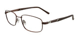 EasyTwist ET955 Eyeglasses Satin Brown