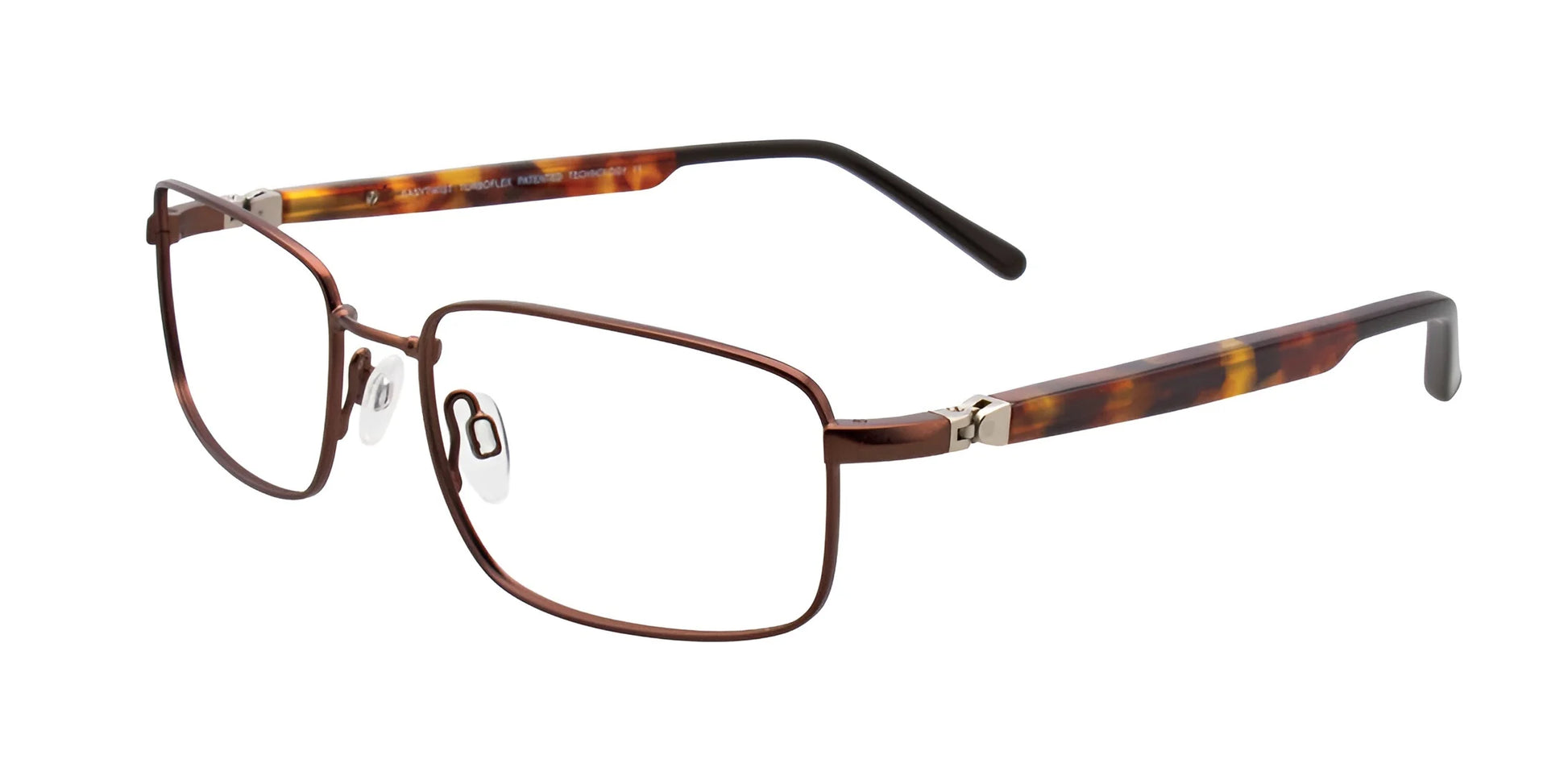 EasyTwist ET961 Eyeglasses Satin Brown