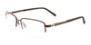 EasyTwist ET962 Eyeglasses | Size 55 / Satin Brown
