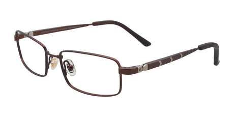 EasyTwist ET967 Eyeglasses Satin Chocolate & Silver