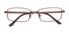 EasyTwist ET967 Eyeglasses | Size 50 / Satin Chocolate & Silver