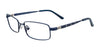 EasyTwist ET967 Eyeglasses | Size 50 / Satin Navy & Silver