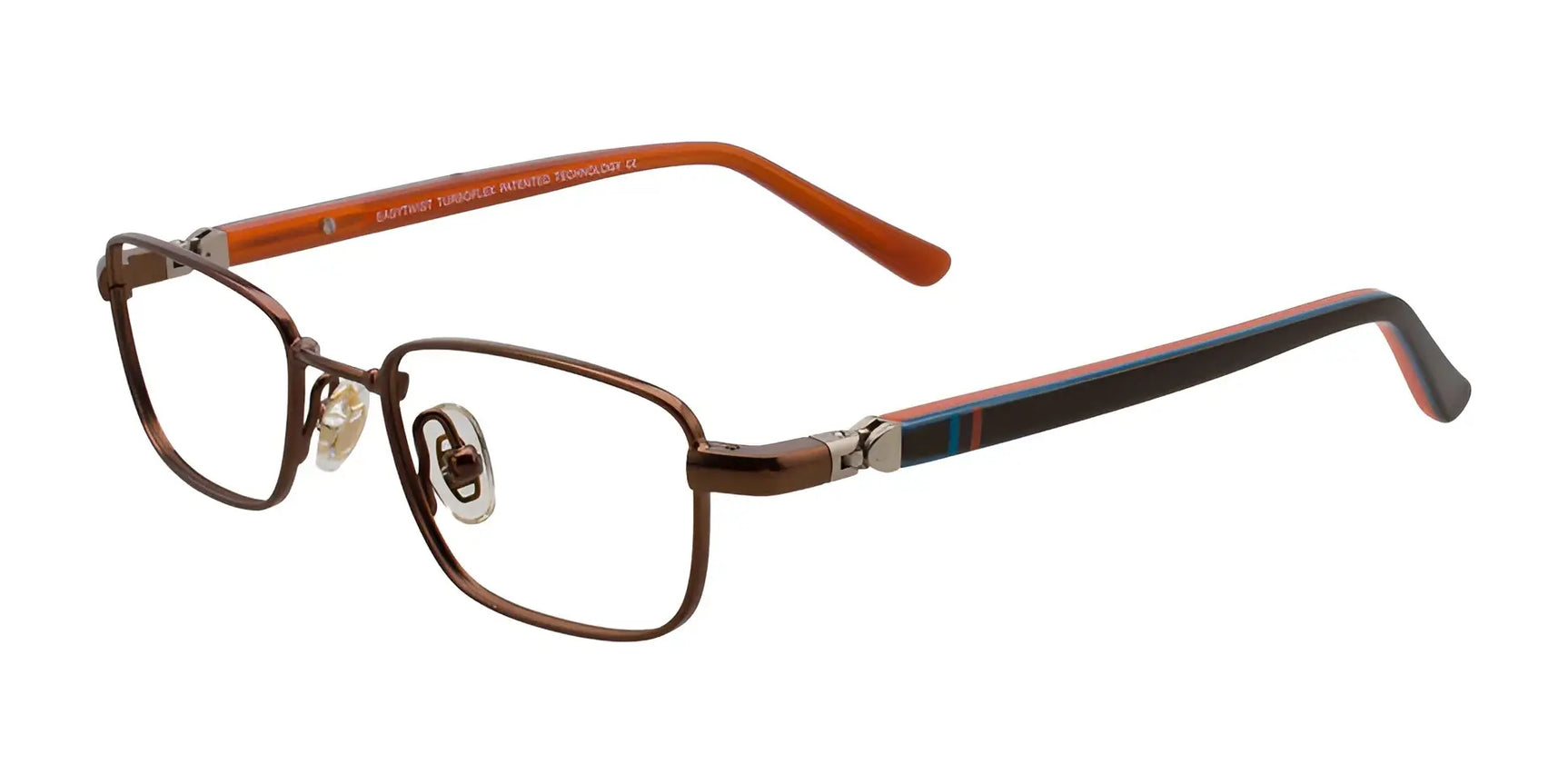 EasyTwist ET971 Eyeglasses Satin Brown