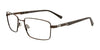 EasyTwist ET974 Eyeglasses | Size 55 / Matt Dark Brown