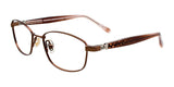 EasyTwist ET975 Eyeglasses Satin Brown