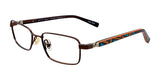 EasyTwist ET976 Eyeglasses Satin Dark Brown