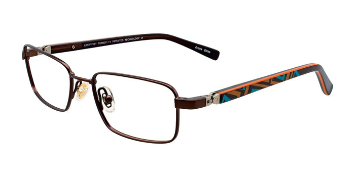 EasyTwist ET976 Eyeglasses | Size 47 / Satin Dark Brown