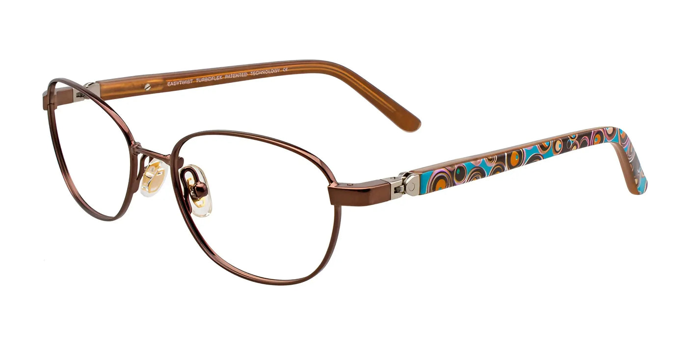 EasyTwist ET977 Eyeglasses Satin Brown