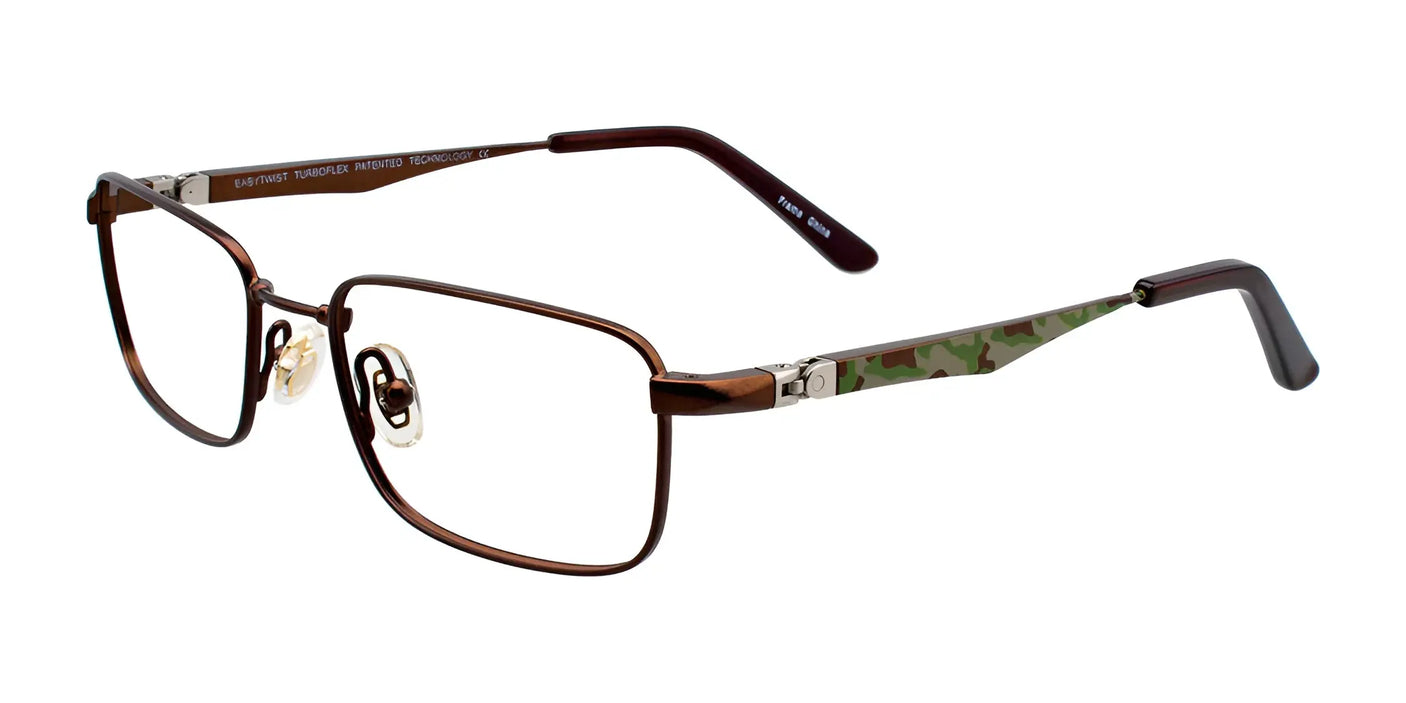 EasyTwist ET980 Eyeglasses Satin Brown