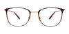 EasyTwist ET999 Eyeglasses | Size 52 / Matt Demi Amber & Matt Light Brown