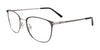 EasyTwist ET999 Eyeglasses | Size 52 / Matt Grey & Shiny Steel
