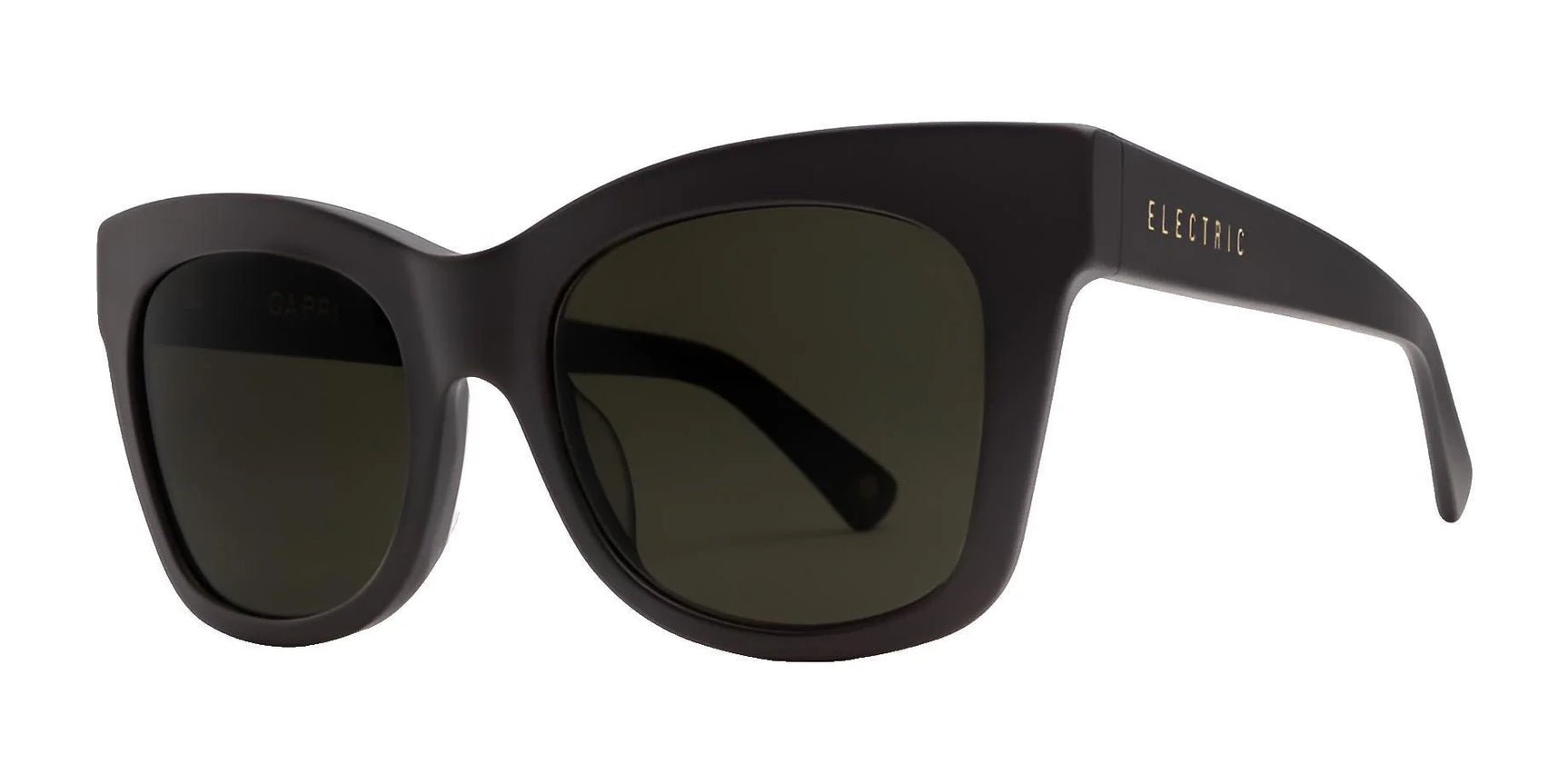 Electric Capri Sunglasses Matte Black / Grey Polarized