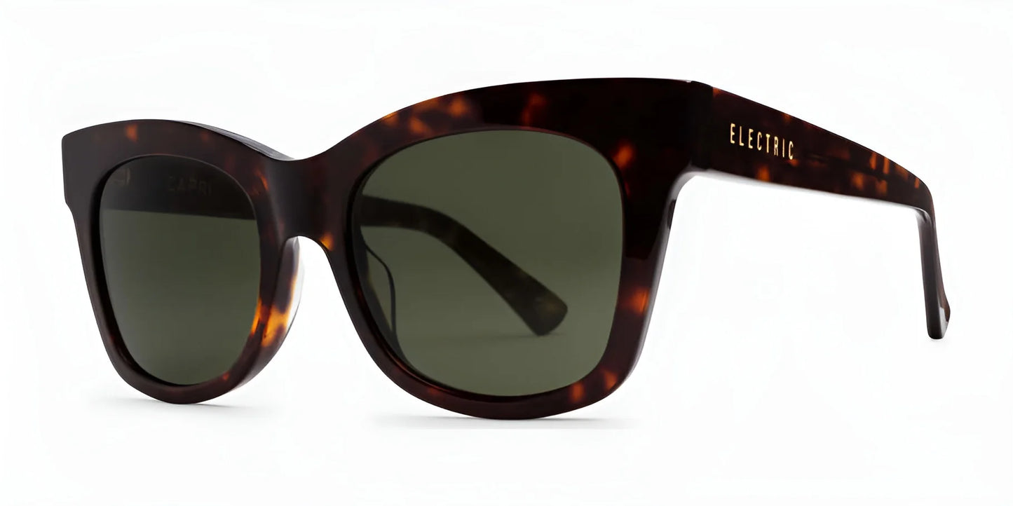 Electric Capri Sunglasses Tortoise / Grey Polarized