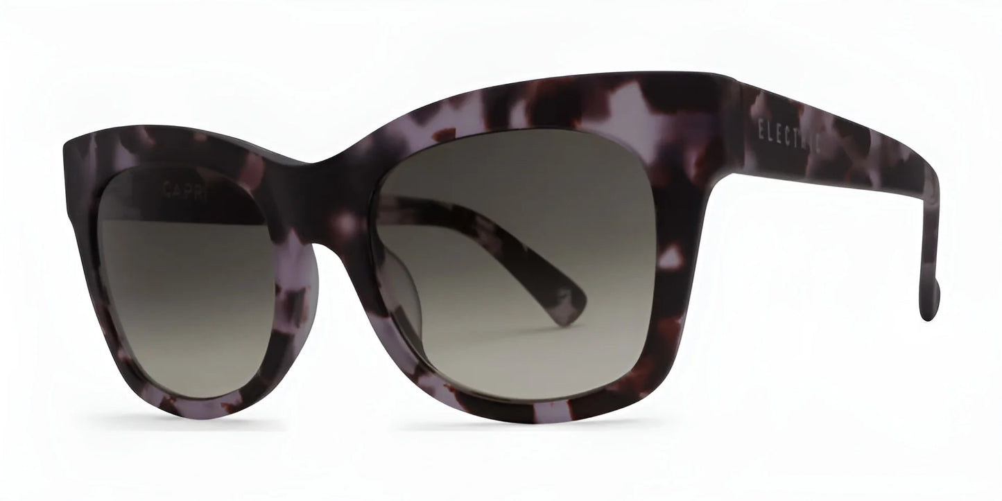 Electric Capri Sunglasses Purple Tort / Black Gradient