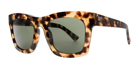 Electric Crasher L Sunglasses Gloss Spotted Tort / Grey Polarized