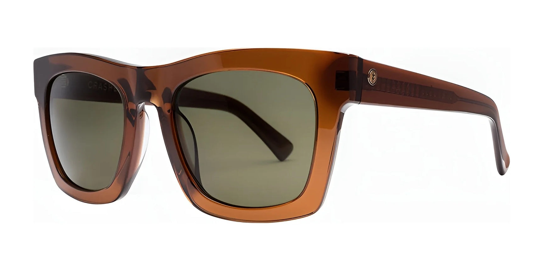 Electric Crasher L Sunglasses Coffee / Grey Polarized