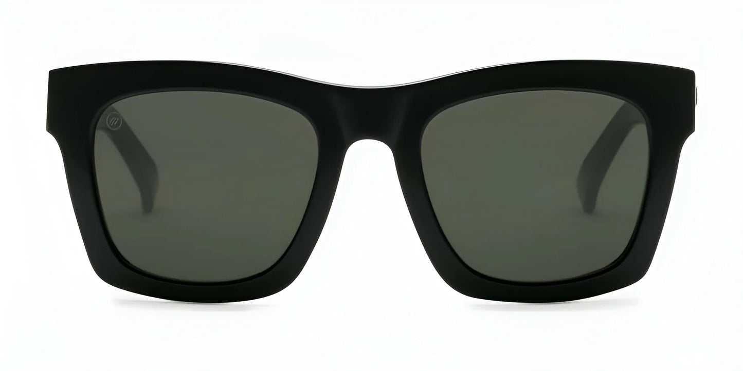 Electric Crasher L Sunglasses Gloss Black / Grey Polarized