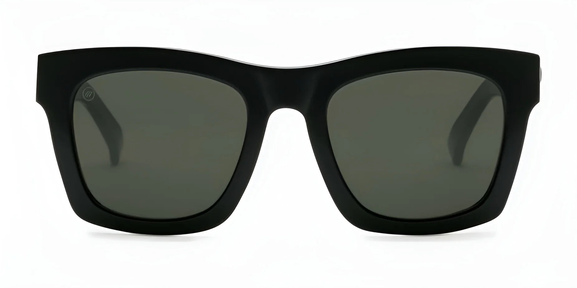 Electric Crasher M Sunglasses Gloss Black / Grey Polarized