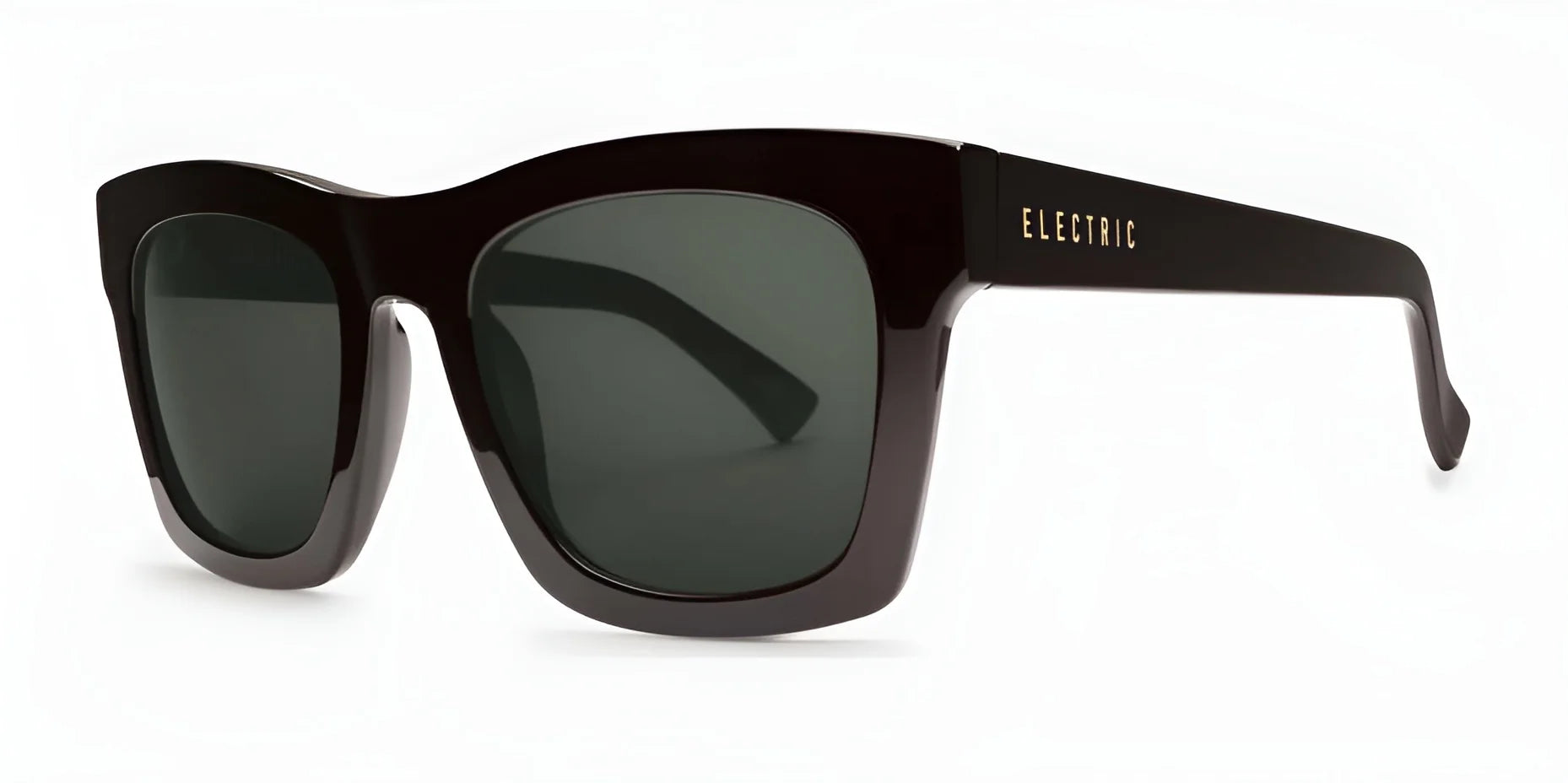Electric Crasher M Sunglasses Gloss Black / Grey
