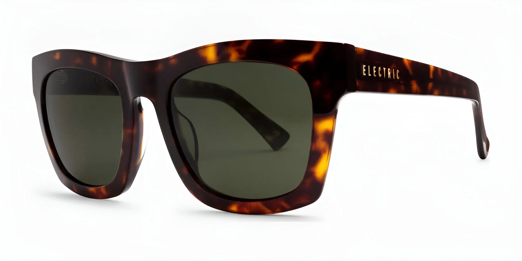Electric Crasher M Sunglasses Tortoise / Grey Polarized